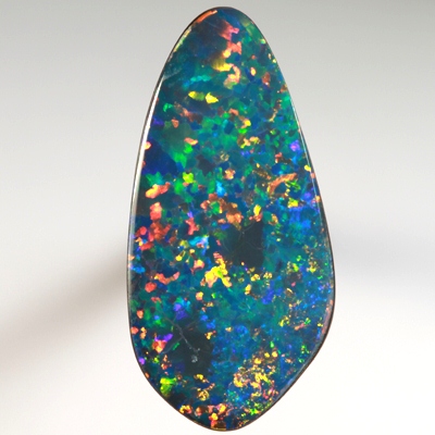 TOP QUALITY LIGHTNING RIDGE OPAL DOUBLET Large opal with nubular sparkles SEE VIDEO